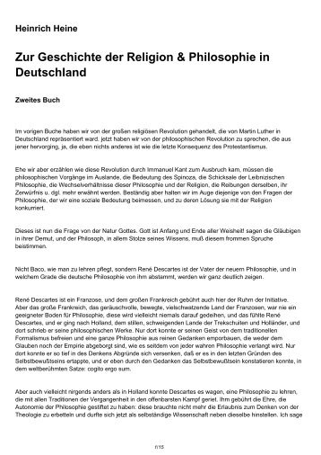 'Zur Geschichte der Religion & Philosophie in Deutschland' als PDF ...
