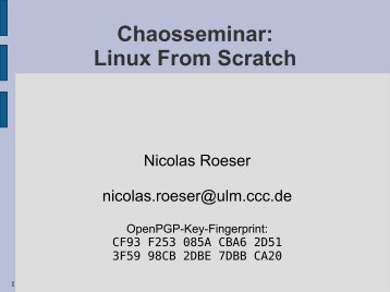 Linux From Scratch