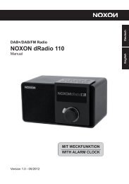 DAB+/DAB/FM Radio NOXON DRadio 110 - TERRATEC