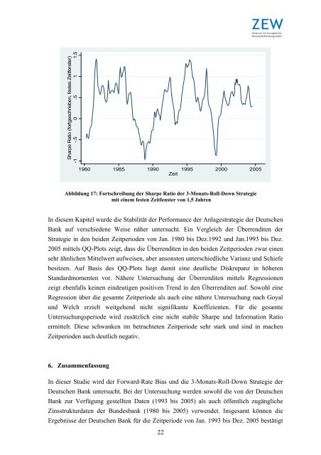 „Analyse der Forward-Rate Bias Strategie der Deutschen Bank“