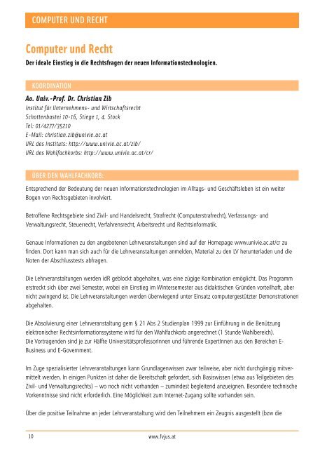 Download - Fakultätsvertretung Jus - Universität Wien