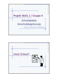 Projektpraesentation Gruppe 4