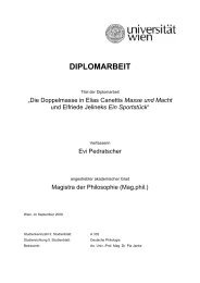 DIPLOMARBEIT - Institut für Germanistik - Universität Wien