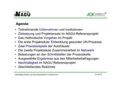 Gesundheitsförderung in Klein- und Mittelbetrieben: NAGU-Projekt ...