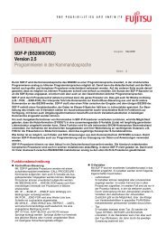 Datenblatt: SDF-P V2.5 - BS2000/OSD - Fujitsu