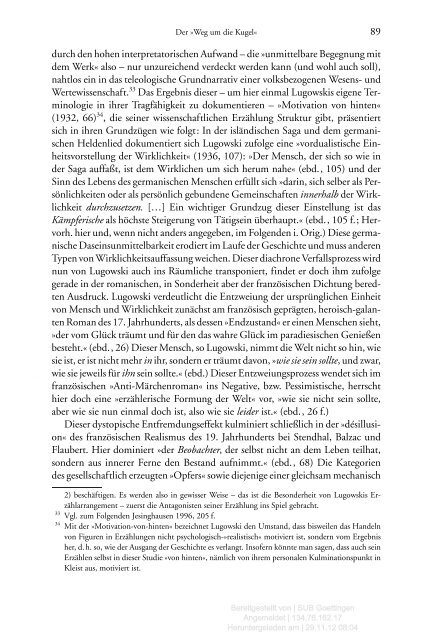 mythischen Analogon« zur »deutschen Wirklichkeit«