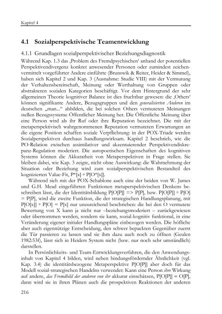 Sozialperspektivität : theoretische Bezüge, Forschungsmethodik und ...