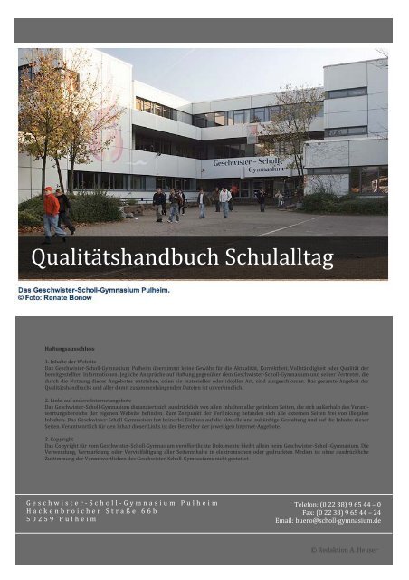 Qualitätshandbuch Schulalltag - Geschwister-Scholl-Gymnasium ...
