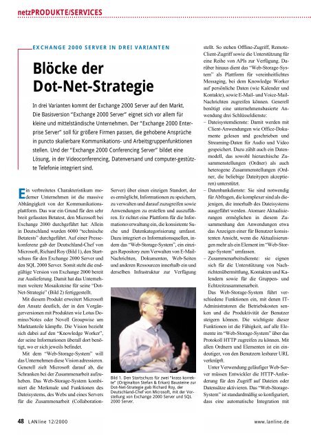 Das Magazin für Netze, Daten- und Telekommunikation - ITwelzel.biz