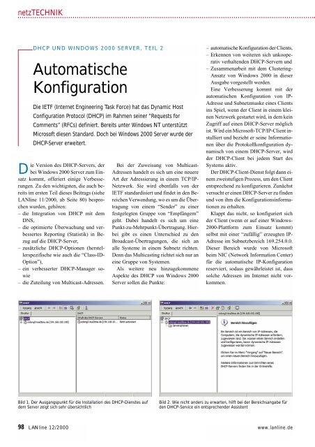 Das Magazin für Netze, Daten- und Telekommunikation - ITwelzel.biz