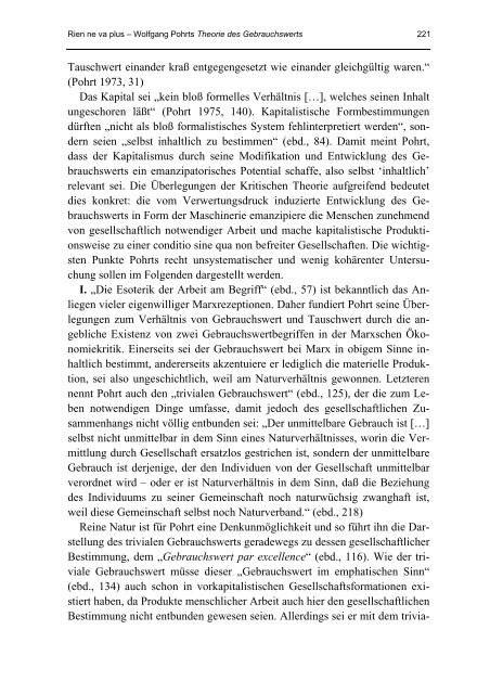 Wolfgang Pohrts Theorie des Gebrauchswerts - HAL