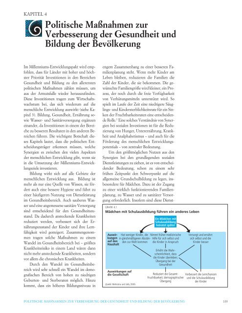 Politische Maßnahmen zur Verbesserung der Gesundheit und ...