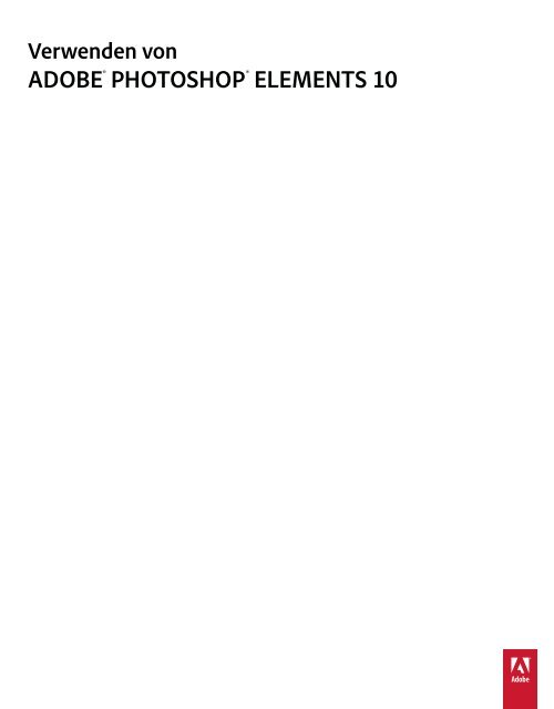 Verwenden von Photoshop Elements 10 - Adobe