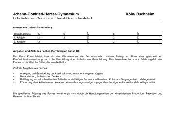 5/6/7/8/9 - Johann-Gottfried-Herder-Gymnasium Köln