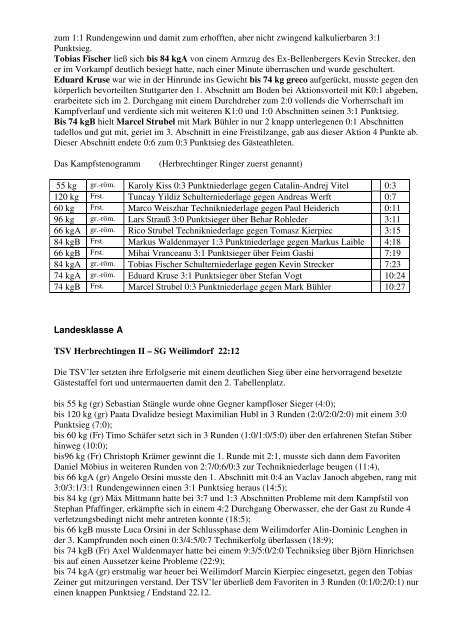 20121111 Bericht 12. Kampftag.pdf - TSV Herbrechtingen e.V.