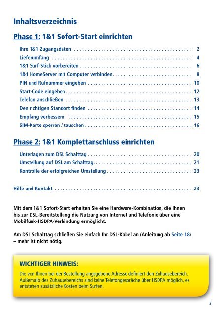 unbedingt - 1&1 Hilfe Center - 1&1 Internet AG