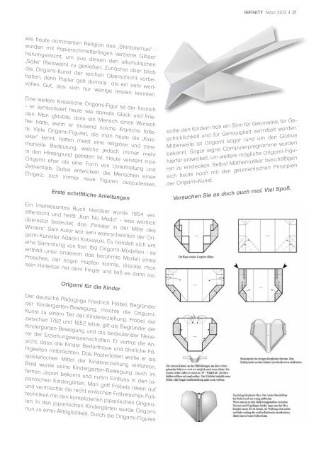 Origami - Halstenbeker Magazin