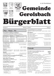 Bürgerblatt vom Juli 2010