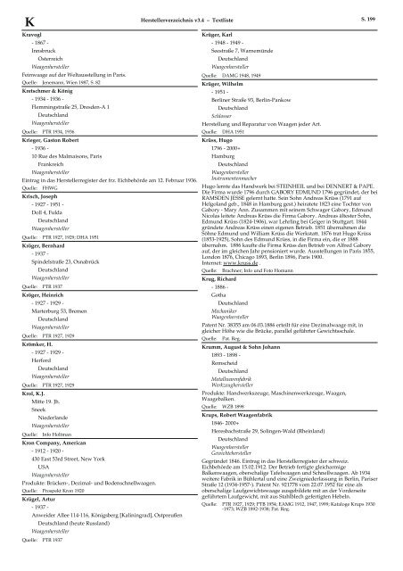 Herstellerverzeichnis v3.4 A