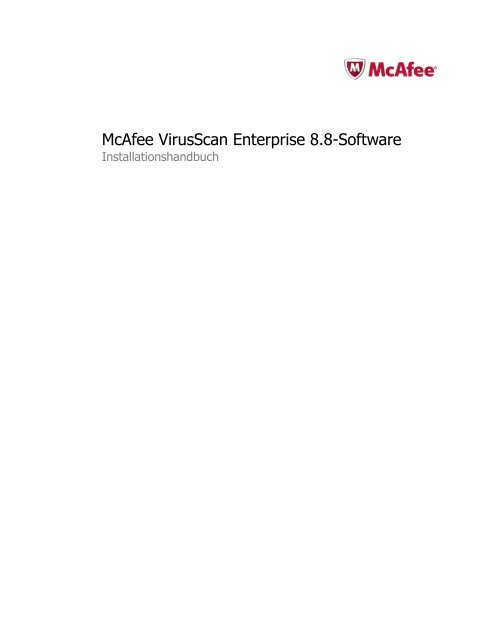 McAfee VirusScan Enterprise 8.8-Software