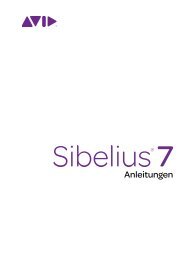 Sibelius 7 Anleitungen