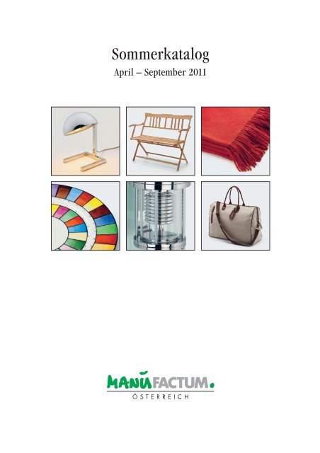 Sommerkatalog - Manufactum