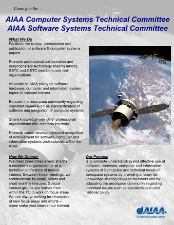 AIAA Computer Systems Technical Committee AIAA Software ...