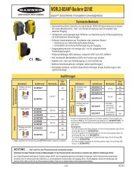 WORLD-BEAM®-Bauform QS18E - Banner Engineering