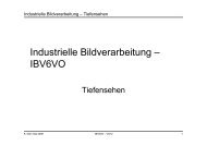 Industrielle Bildverarbeitung – IBV6VO - FH-Wels