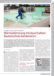 Wärmedämmung mit dauerhaftem Bautenschutz kombinieren