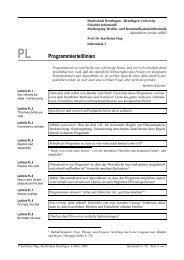 PL Programmierleitlinien - Karlheinz Hug