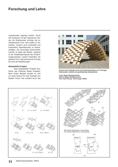 IBOIS – das Labor für Holzkonstruktionen - Infoscience - EPFL