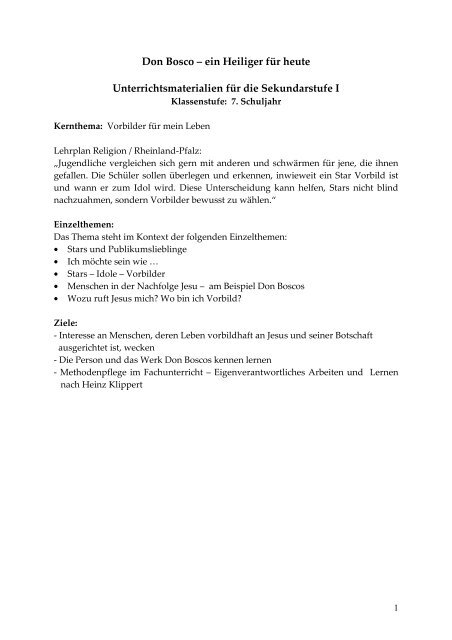 Download PDF - Institut für Salesianische Spiritualität