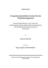 Computerunterstütztes Lernen für das Projektmanagement