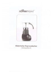 Coffeemaxx Espressokocher - Jrac.de