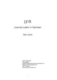 Journal Juden in Sachsen
