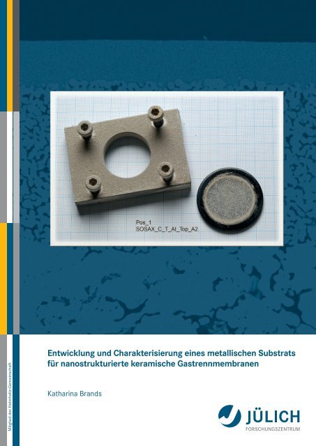 Entwicklung und Charakterisierung eines metallischen Substrats für ...