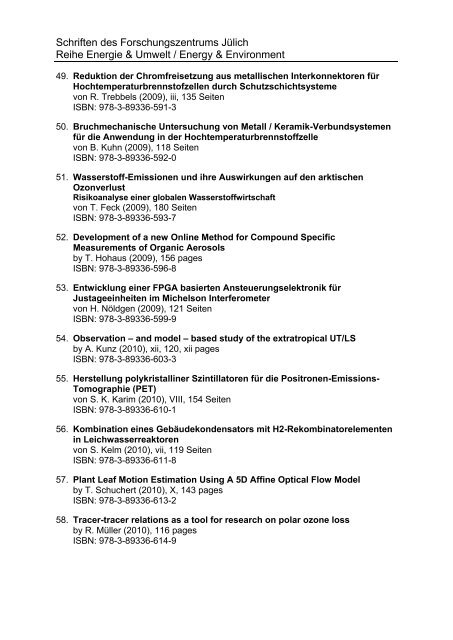 Entwicklung und Charakterisierung eines metallischen Substrats für ...