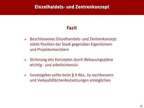 Vortrag EInzelhandelskonzepte Fürstenwalde / Spree - Kommunales ...