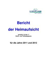 Tätigkeitsbericht der Heimaufsicht für die Jahre ... - Kreis Euskirchen