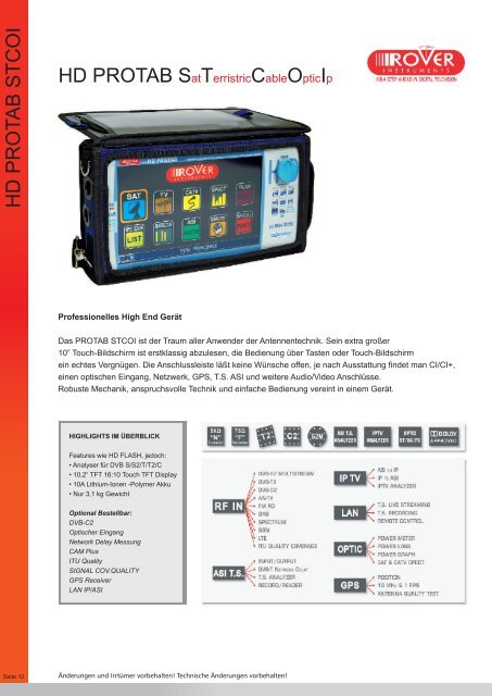 Rover Produktauswahl 02 - Kreiling