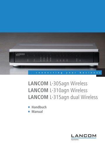 LANCOM L-305agn Wireless LANCOM L-310agn Wireless ...