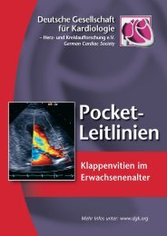 Download als PDF - Leitlinien - Deutsche Gesellschaft für Kardiologie