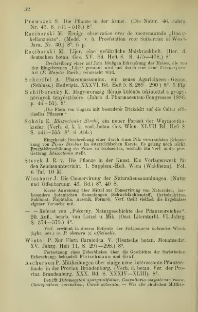 Österreichische botanische Zeitschrift - University Library