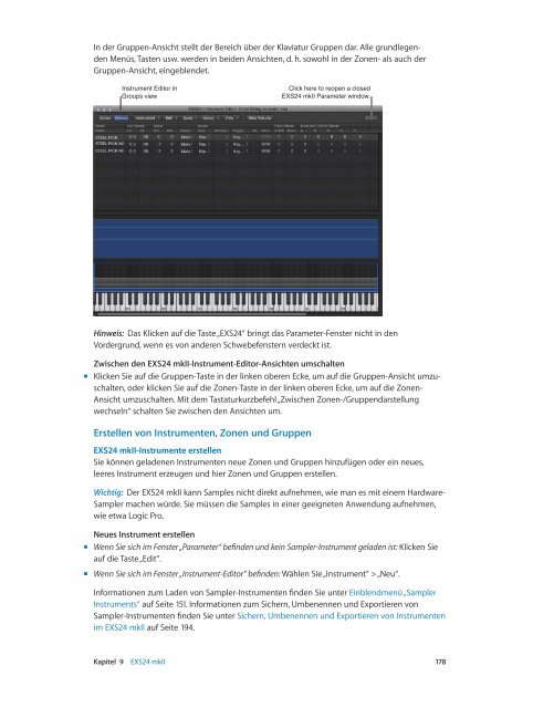 MainStage 3 Instrumente Für OS X - Apple