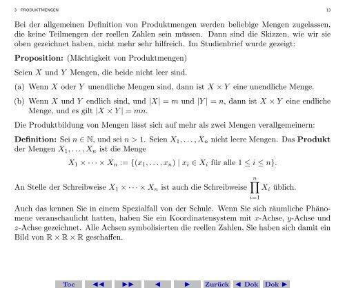 Veranschaulichung von Mengen