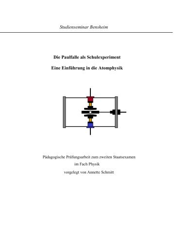 Die Paulfalle als Schulexperiment - Bildungsserver Hessen