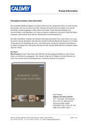 Callwey-Presseinformation zum neuen Fachbuch