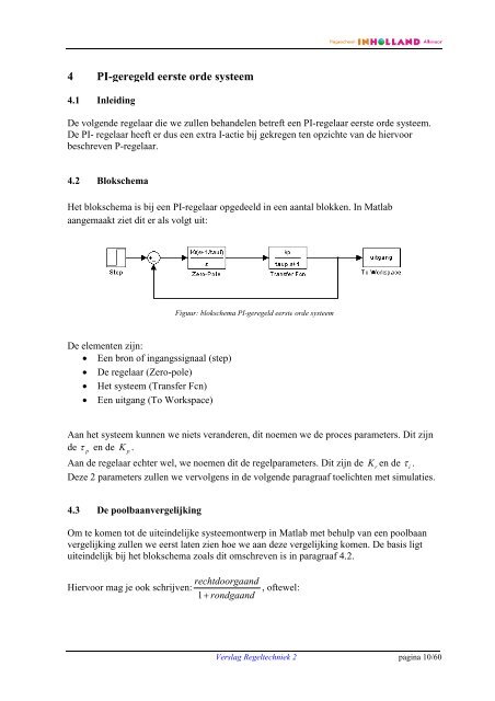 Verslag Regeltechniek 2