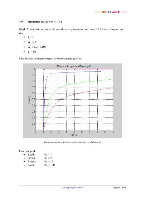 Verslag Regeltechniek 2